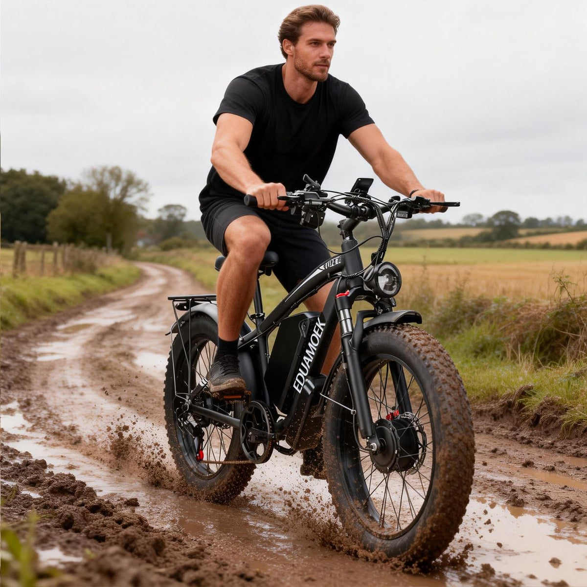 Peak-9000W-Dual-Motor-Electric-Bike for Adults with 58V Peak 34Ah Battery Up to 105 Mile, Max 48MPH Fast-Dual-Motor-Ebike
