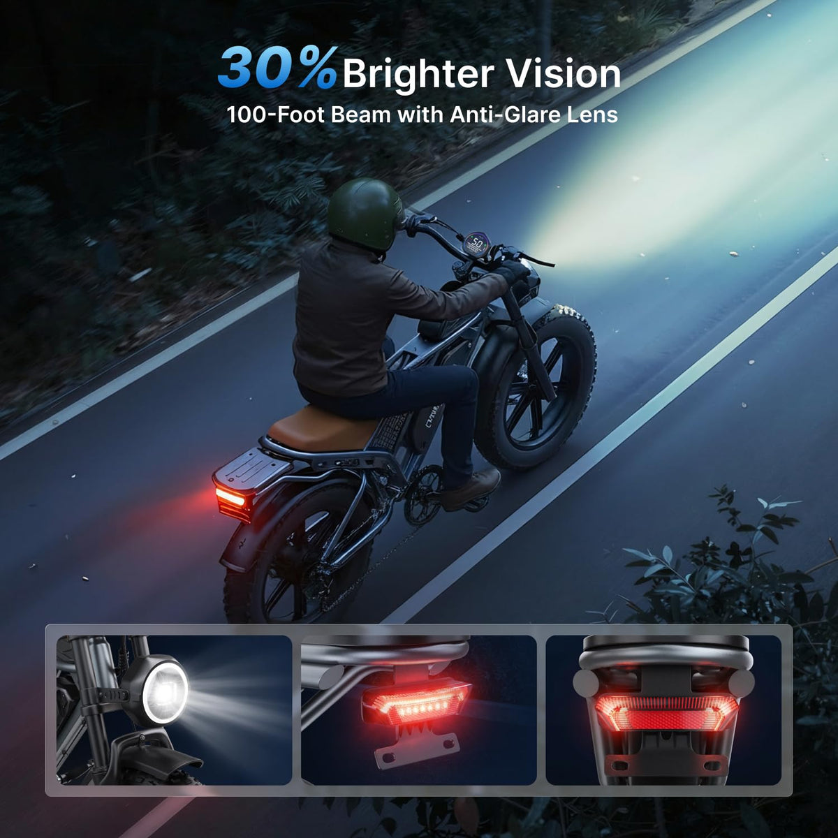 Electric Bike for Adults,2000W Peak Motor,70-160 Mi Range,Moped Ebike