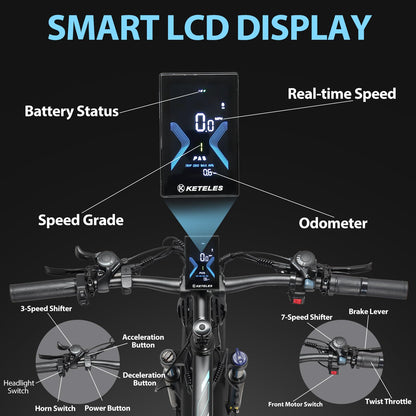AWD Electric Bike for Adults, Peak 4000W Power 26” Fat Tire Ebike Dual Motor Electric Bicycles, 48V 22.4AH Removable Battery