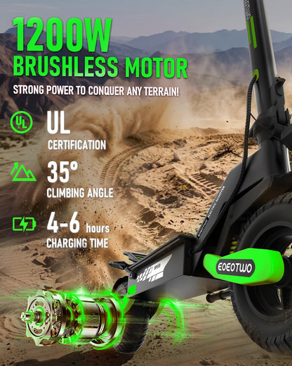 Electric Scooter for Adults,11" Off-Road Tires Fast E Scooter