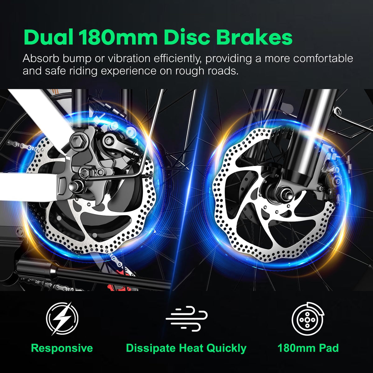 EUYBIKE Foldable Electric Bike for Adults, 48V 20Ah Removable Battery up to 80Miles, 20" Fat Tire 1000W Dirt Ebike