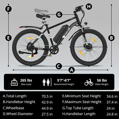BK15P 27.5 inch Electric Bike